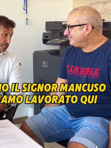 Sig. Tarantino durante la video testimonianza